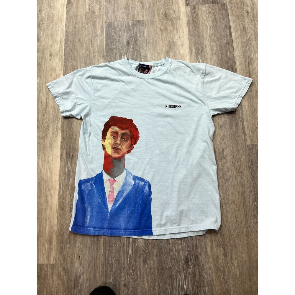 Kid Super Studios A Boy Blue T Shirt Sold Out/Out of Print Size Large